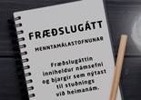 Fræðslugáttin-rafrænt námsefni og bjargir
