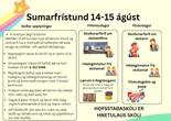Sumarfrístund fyrir 1. bekkinga